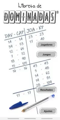 Libreta de Dominadas android App screenshot 7